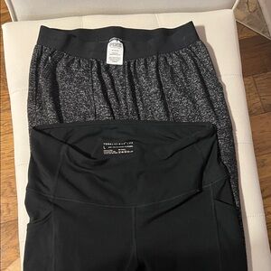 Yogalicious Lux Black Leggings L & VS Pink Dark Gray Sleepwear pants M